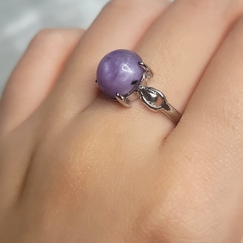 Charoite ring - Picture 2 of 2